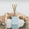 modern everlasting candle, scent-free and clean-burning, in gold, misty blue <span class='visuallyhidden'>Call, text 323-404-2959 for shopping help.</span>