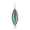Dominique Cohen labradorite and diamond navette enhancer in 18k rose gold <span class='visuallyhidden'>Call, text 323-404-2959 for shop help.</span>