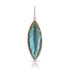 Dominique Cohen labradorite and diamond navette enhancer in 18k rose gold <span class='visuallyhidden'>Call, text 323-404-2959 for shop help.</span>