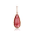 one of a kind Dominique Cohen peach-pink tourmaline teardrop enhancer with champagne diamond detailing<span class='visuallyhidden'>; shop help at 760-978-9297.</span>