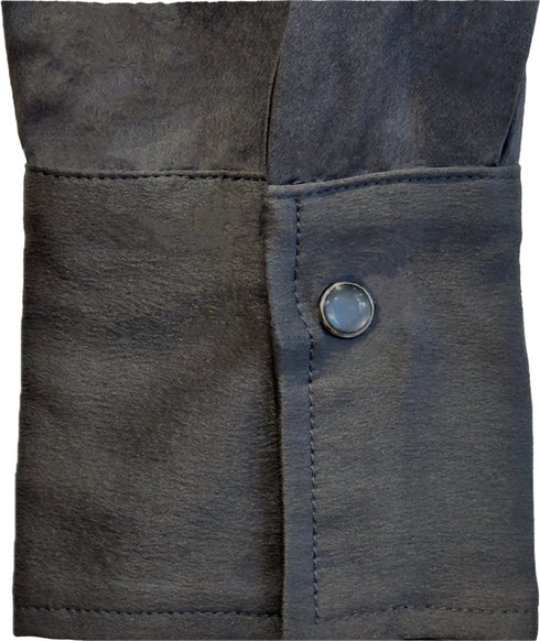 handmade silk cowboy shirt iron color option, <span class='visuallyhidden'>Call or text 323-404-2959 if you need shopping assistance.</span>