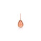one of a kind peach tourmaline teardrop petite enhancer with champagne diamonds<span class='visuallyhidden'>; shop help at 760-978-9297.</span>