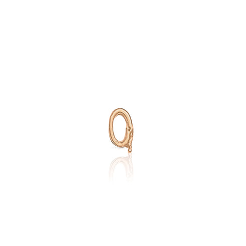 Dominique Cohen 18k rose gold oval clip bail 15mm size<span class='visuallyhidden'>; shop help at 760-978-9297.</span>