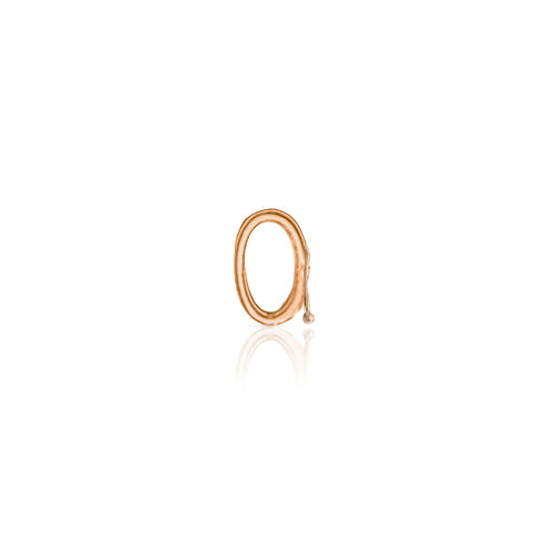 Dominique Cohen 18k rose gold oval clip bail 20mm size<span class='visuallyhidden'>; shop help at 760-978-9297.</span>