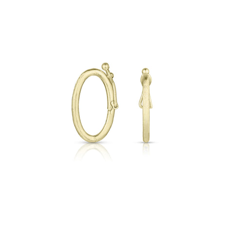 20mm height in classic all-gold in 18k yellow gold<span class='visuallyhidden'>; shop help at 760-978-9297.</span>