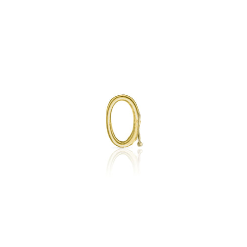 Dominique Cohen 18k yellow gold oval clip bail 20mm size<span class='visuallyhidden'>; shop help at 760-978-9297.</span>