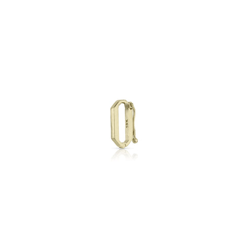 Dominique Cohen 18k yellow gold 30mm timepiece-style clip bail, in its closed state<span class='visuallyhidden'>; shop help at 760-978-9297.</span>
