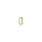 Dominique Cohen 18k yellow gold 30mm timepiece-style clip bail, in its closed state<span class='visuallyhidden'>; shop help at 760-978-9297.</span>