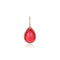 Dominique Cohen pink tourmaline and champagne diamond teardrop enhancer in rose gold<span class='visuallyhidden'>; shop help at 760-978-9297.</span>