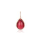 Dominique Cohen pink tourmaline and champagne diamond teardrop enhancer in rose gold<span class='visuallyhidden'>; shop help at 760-978-9297.</span>