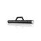 Diamond end-cap view of thenDominique Cohen 30mm toggle bar, in 18k black gold<span class='visuallyhidden'>; shop help at 760-978-9297.</span>
