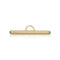 Dominique Cohen 25mm toggle bar enhancer with emerald end caps, in 18k yellow gold<span class='visuallyhidden'>; shop help at 760-978-9297.</span>