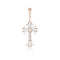 Dominique Cohen limited edition baguette diamond sunburst cross enhancer<span class='visuallyhidden'>Call, text 323-404-2959 for shop help.</span>