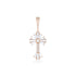Dominique Cohen limited edition baguette diamond sunburst cross enhancer<span class='visuallyhidden'>Call, text 323-404-2959 for shop help.</span>