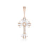 Dominique Cohen limited edition baguette diamond sunburst cross enhancer<span class='visuallyhidden'>Call, text 323-404-2959 for shop help.</span>