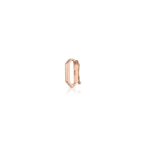 Dominique Cohen 18k rose gold 30mm timepiece-style clip bail, in its closed state<span class='visuallyhidden'>; shop help at 760-978-9297.</span>