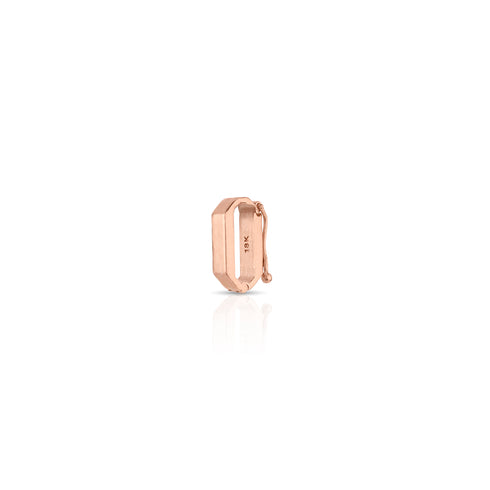 Dominique Cohen 18k rose gold 30mm timepiece-style clip bail, in its closed state<span class='visuallyhidden'>; shop help at 760-978-9297.</span>