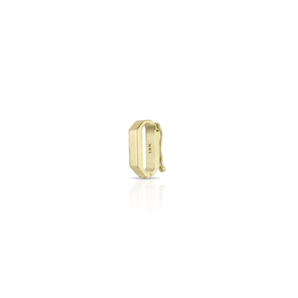 Dominique Cohen 18k rose gold 30mm timepiece-style clip bail, in its closed state<span class='visuallyhidden'>; shop help at 760-978-9297.</span>