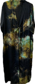 double ice dyed silk kimono in black + yellow<span class='visuallyhidden'>; shop help at 760-978-9297.</span>