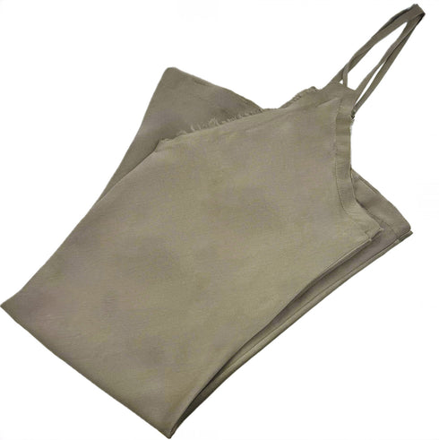 Dominique Cohen silk camisole in wheat<span class='visuallyhidden'>; shopping help at 323-404-2959.</span>