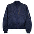 hand-embroidered bomber jacket,<br>in wildflowers on navy (front)<span class='visuallyhidden'>; shop help at 760-978-9297.</span>