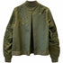 thunderbird motif hand-embroidered bomber jacket, on olive (back)<span class='visuallyhidden'>; shop help at 760-978-9297.</span>