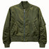 thunderbird motif hand-embroidered bomber jacket, on olive (front)<span class='visuallyhidden'>; shop help at 760-978-9297.</span>