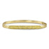 yellow diamond pave fitted bangle in 18k yellow gold, front view <span class='visuallyhidden'>Call, text 323-404-2959 for shop help.</span>
