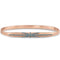 Dominique Cohen blue diamond northstar fitted bangle in 18k rose gold <span class='visuallyhidden'>Call, text 323-404-2959 for shop help.</span>
