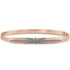 Dominique Cohen blue diamond northstar fitted bangle in 18k rose gold <span class='visuallyhidden'>Call, text 323-404-2959 for shop help.</span>