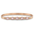 Dominique Cohen morganite ovals hinged huggie bangle in champagne diamonds and 18k rose gold<span class='visuallyhidden'>; shop help at 760-978-9297.</span>
