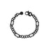 Dominique Cohen diamond kissed timepiece chain bracelet, in blackened sterling silver <span class='visuallyhidden'>Text, phone 323-404-2959 for shop help.</span>