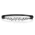 white diamond constellation hinged huggie bangle<br>in 18k black gold, head on view <span class='visuallyhidden'>Call or text 323-404-2959 if you need shopping assistance.</span>