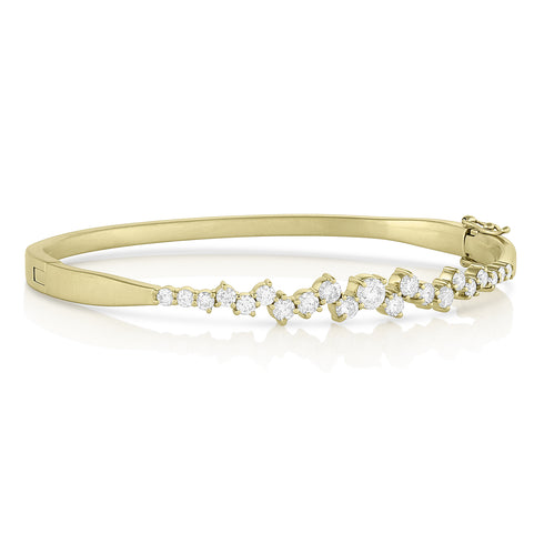 angled view shows the bangle's comfortable, wrist-like contours<br>(we contact you for your wrist specs after you place your order) <span class='visuallyhidden'>Call or text 323-404-2959 if you need shopping assistance.</span>