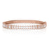 Dominique Cohen diamond icicle bangle in 18k rose gold,<br>head on view <span class='visuallyhidden'>Call, text 323-404-2959 for shopping assistance.</span>