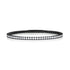 Dominique Cohen inline flexible diamond tennis bangle-bracelet in black gold<span class='visuallyhidden'>; shop help at 760-978-9297.</span>