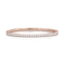 Dominique Cohen inline flexible diamond tennis bangle-bracelet in rose gold<span class='visuallyhidden'>; shop help at 760-978-9297.</span>