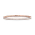 Dominique Cohen inline flexible diamond tennis bangle-bracelet in rose gold<span class='visuallyhidden'>; shop help at 760-978-9297.</span>