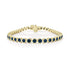 Dominique Cohen tapering round bezels snug-fit blue sapphire bracelet, medio size<span class='visuallyhidden'>; shop help at 760-978-9297.</span>