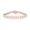 Dominique Cohen tapering round bezels snug-fit diamond bracelet, medio size<span class='visuallyhidden'>; shop help at 760-978-9297.</span>