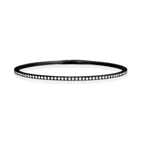 Dominique Cohen inline flexy bangle-bracelet in black gold<span class='visuallyhidden'>; shop help at 760-978-9297.</span>