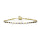 Dominique Cohen blue sapphire + diamond yellow gold petite tennis bracelet<span class='visuallyhidden'>; shop help at 760-978-9297.</span>