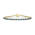 Dominique Cohen emerald + diamond black + yellow golds petite tennis bracelet<span class='visuallyhidden'>; shop help at 760-978-9297.</span>