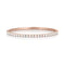 Dominique Cohen 5ct inline flexible diamond tennis bangle-bracelet in rose gold<span class='visuallyhidden'>; shop help at 760-978-9297.</span>