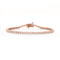 Dominique Cohen 1 carat round bezels tennis bracelet, in rose gold<span class='visuallyhidden'>; shop help at 760-978-9297.</span>