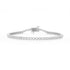 Dominique Cohen 1 carat round bezels tennis bracelet, in white gold<span class='visuallyhidden'>; shop help at 760-978-9297.</span>