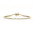 Dominique Cohen 1 carat round bezels tennis bracelet, in yellow gold<span class='visuallyhidden'>; shop help at 760-978-9297.</span>