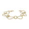 Dominique Cohen twist link, bamboo link 18k yellow gold chain bracelet<span class='visuallyhidden'>; shop help at 760-978-9297.</span>