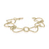 Dominique Cohen twist link, bamboo link 18k yellow gold chain bracelet<span class='visuallyhidden'>; shop help at 760-978-9297.</span>