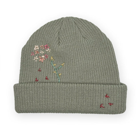 dragonfly floral motif (back) in oatmeal <span class='visuallyhidden'>Text, phone 323-404-2959 for shop help.</span>